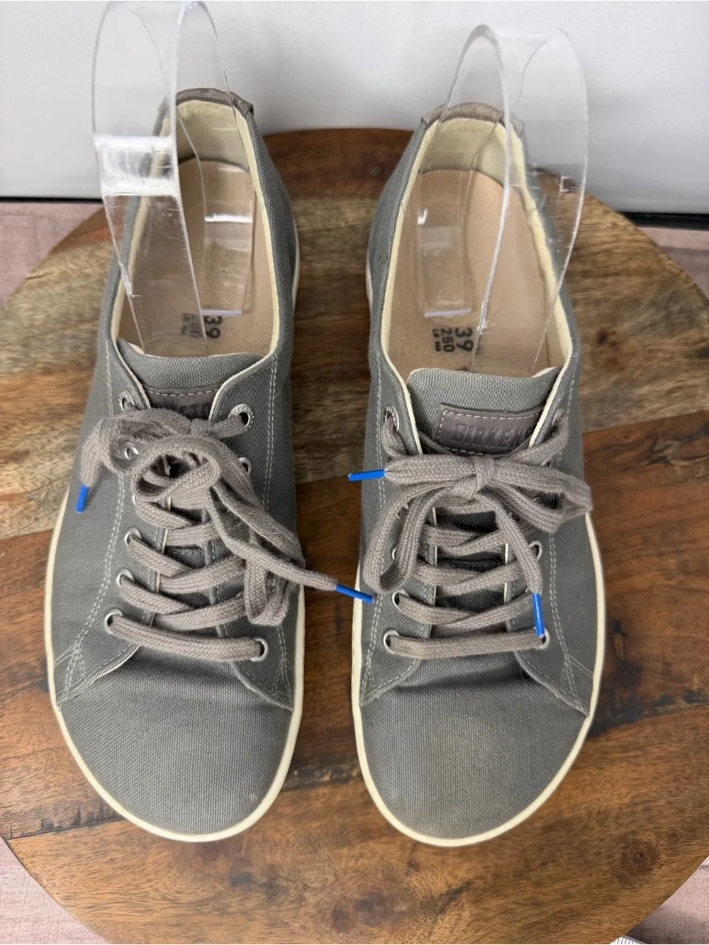 Birkenstock “Arran” Grey Canvas Shoes - Size: 39